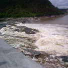 Lower falls of Muskrat Falls