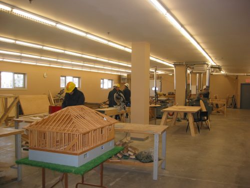 Carpentry apprentices at training institution image