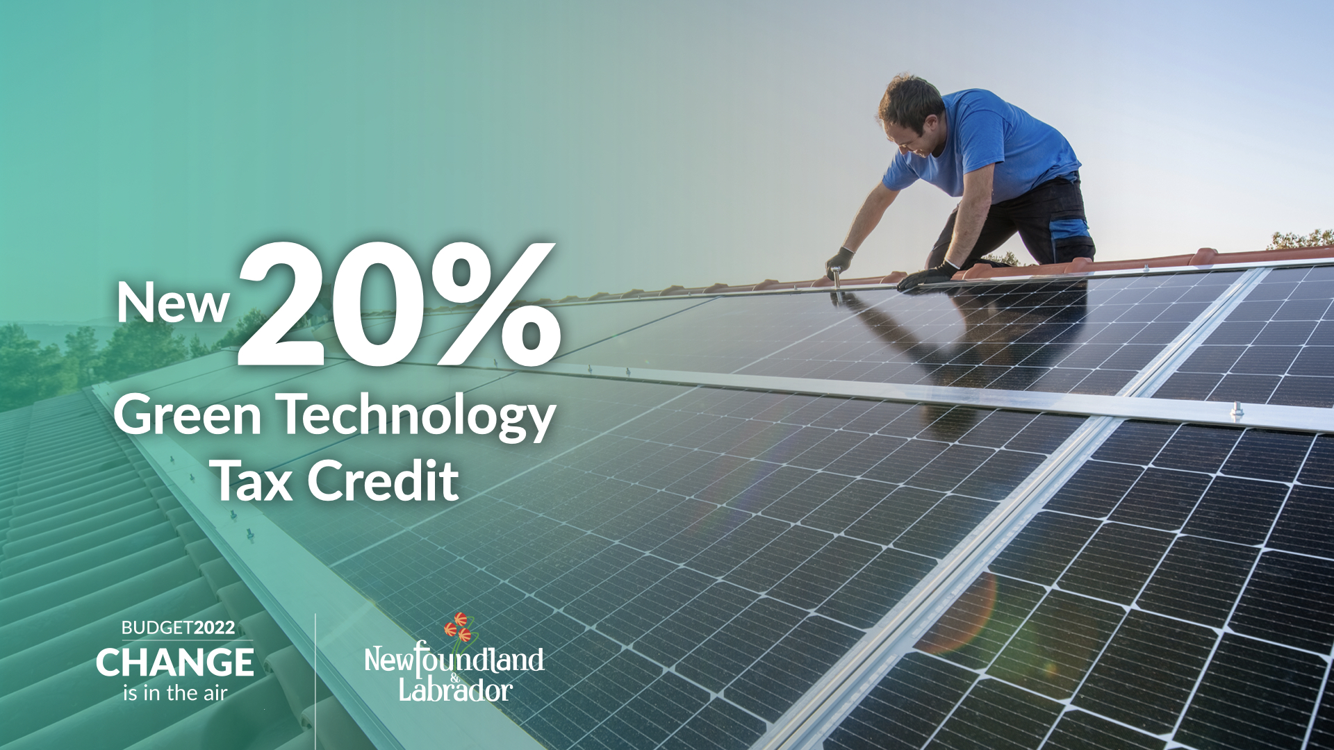 New 20% Green Technology Tax Credit