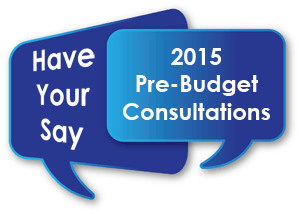 Have your say speech bubble graphic
