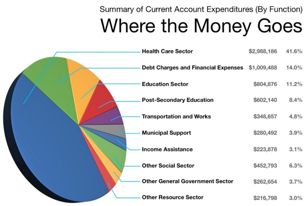 Where the Money Goes Pie Chart