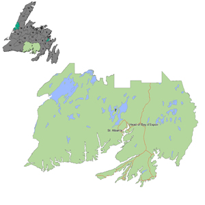 Zone 4: Zone four is located in the south-central Newfoundland and is comprised primarily of District 7.