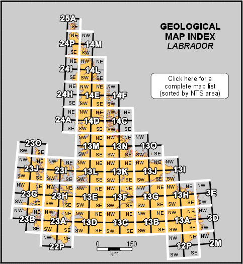 Labrador Geological Map