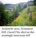 Avalanche Image - Monument Hill