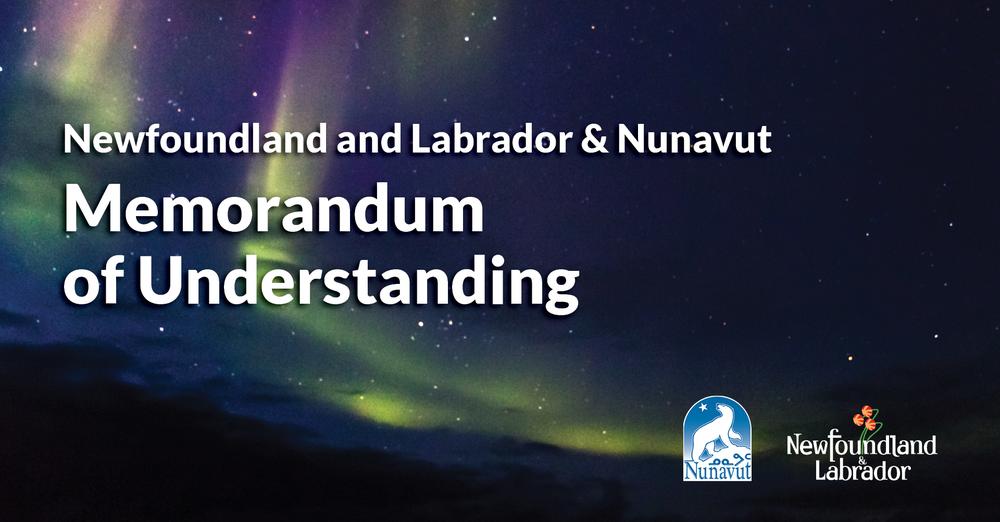 Northern Lights image depicting MOU signing