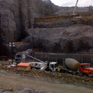 Construction in the powerhouse.