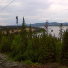 Looking upstream in the Churchill River.