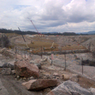 Completed excavation of the powerhouse. 