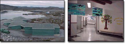 Amos Comenius Memorial School in Hopedale