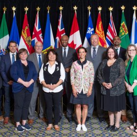 The Honourable Paul Pike, Minister Responsible for the Newfoundland and Labrador Housing Corporation, joined the Honourable Ahmed Hussen, Minister of Housing and Diversity and Inclusion, and other provincial and territorial ministers at the annual meeting of federal, provincial and territorial housing ministers.