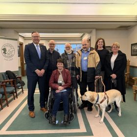 Advocates and members of the community of persons with disabilities, including Nancy Reid, Executive Director of COD-NL.
