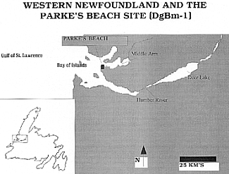 Western Newfoundland and the Parke's Beach Site