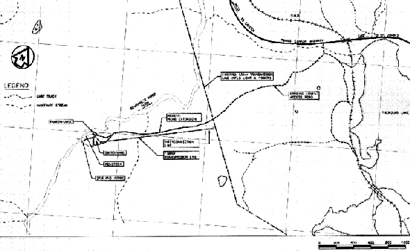 Southwest River Hydroelectric Project: Location Plan.