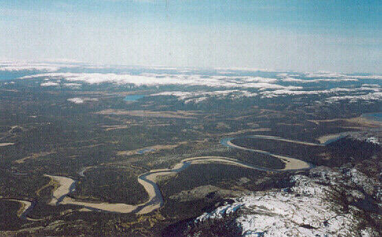 Anaktalik Brook near estuary; west view