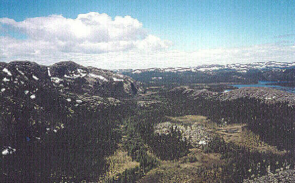 787M Northern Drill Sites; Aerial West View