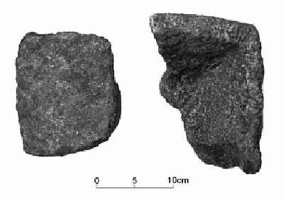 Large Soapstone Vessel Fragments