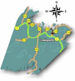 Location of Lewisporte Camera