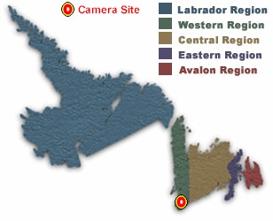 Location of Port Aux Basques Camera
