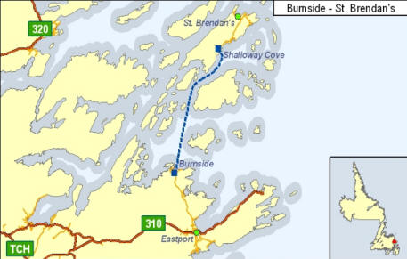 St. Brendan's Burnside Map